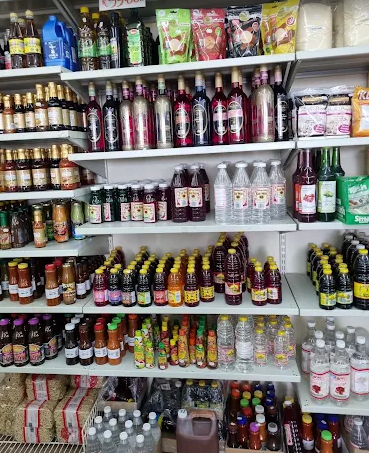 Datar Wholesalers cordials & drinks aisle